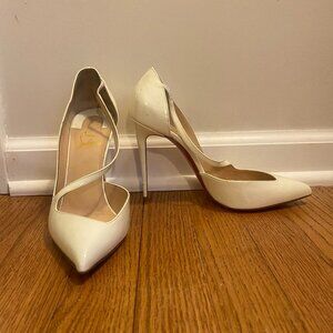 Christian Louboutin - white, cross-strap, size 39